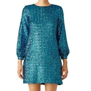 Hunter Bell Designer Shift Dress Sequin Size 6